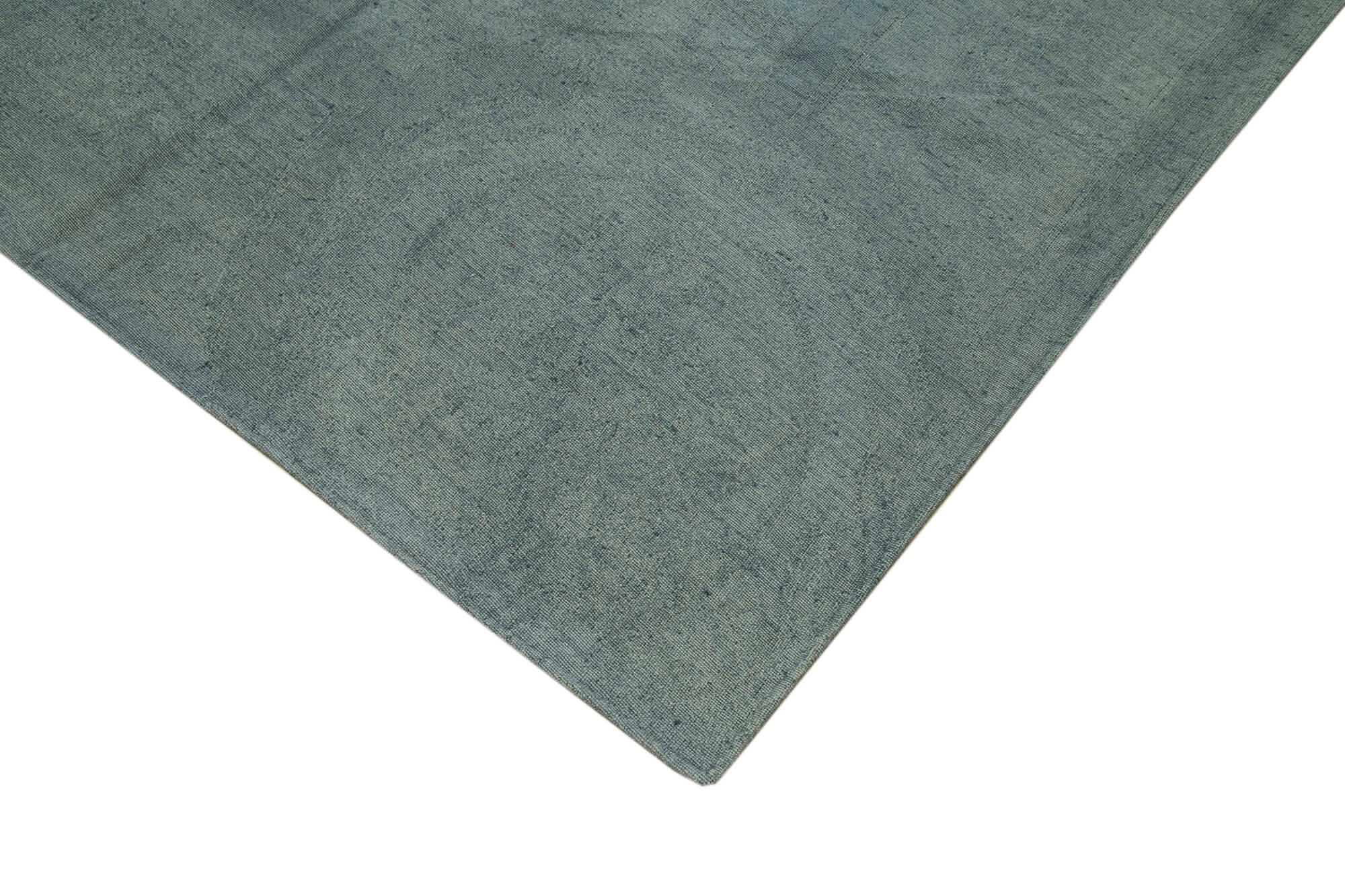 Needlepoint Gri Çiçekli Pamuk Yün El Dokuma Halısı 291x380 Agacan