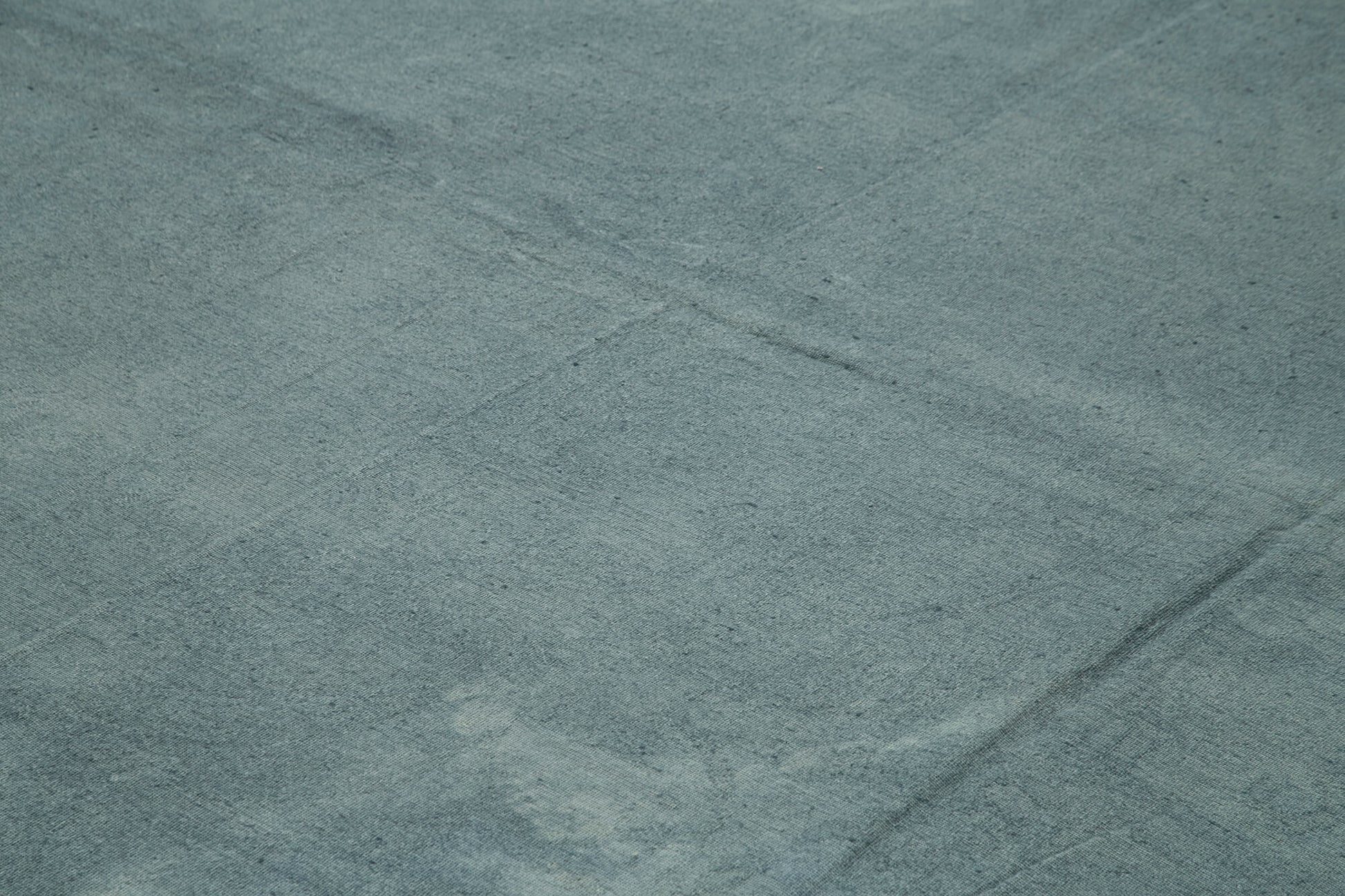 Needlepoint Gri Çiçekli Pamuk Yün El Dokuma Halısı 291x380 Agacan