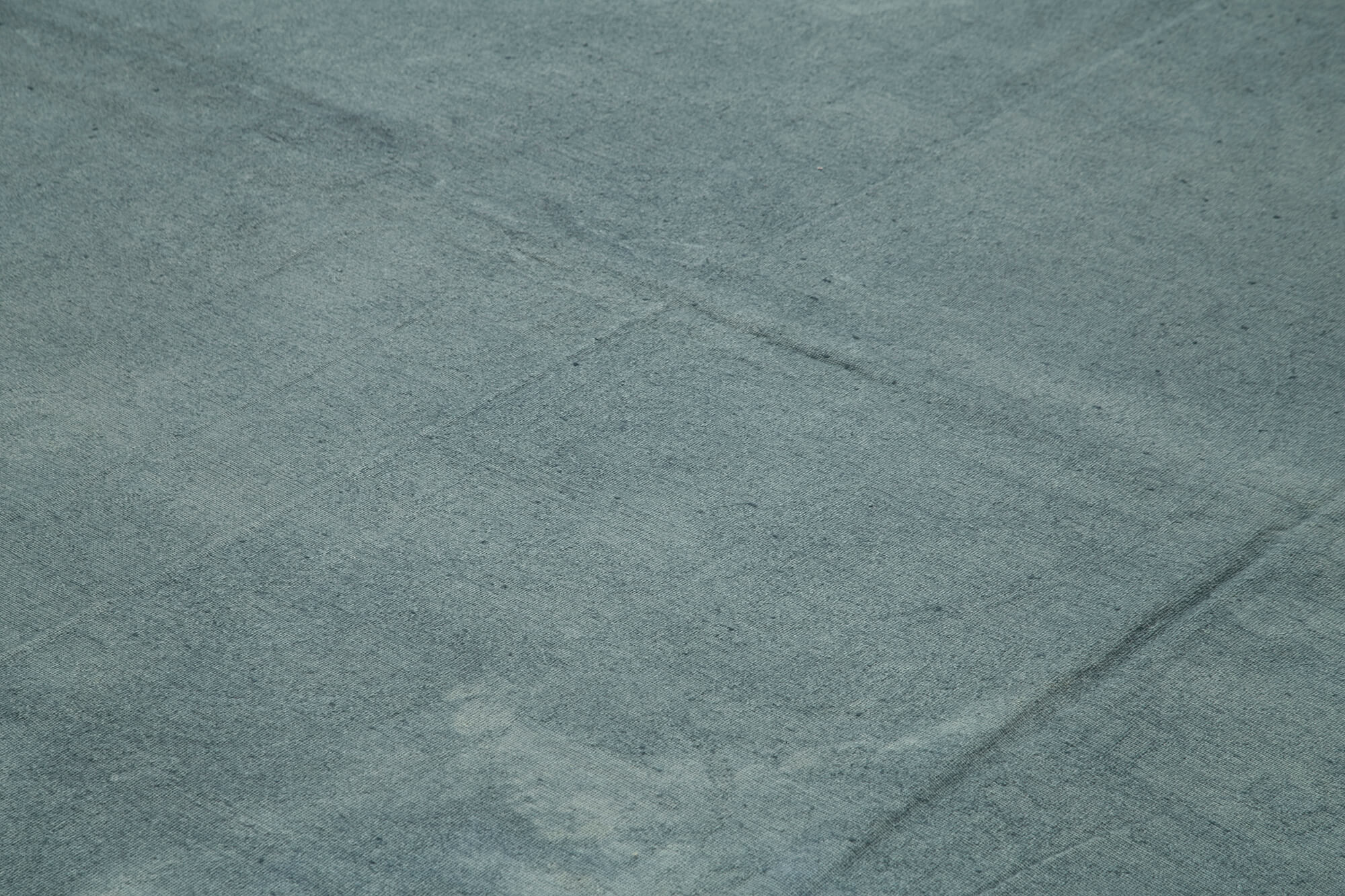 Needlepoint Gri Çiçekli Pamuk Yün El Dokuma Halısı 291x380 Agacan