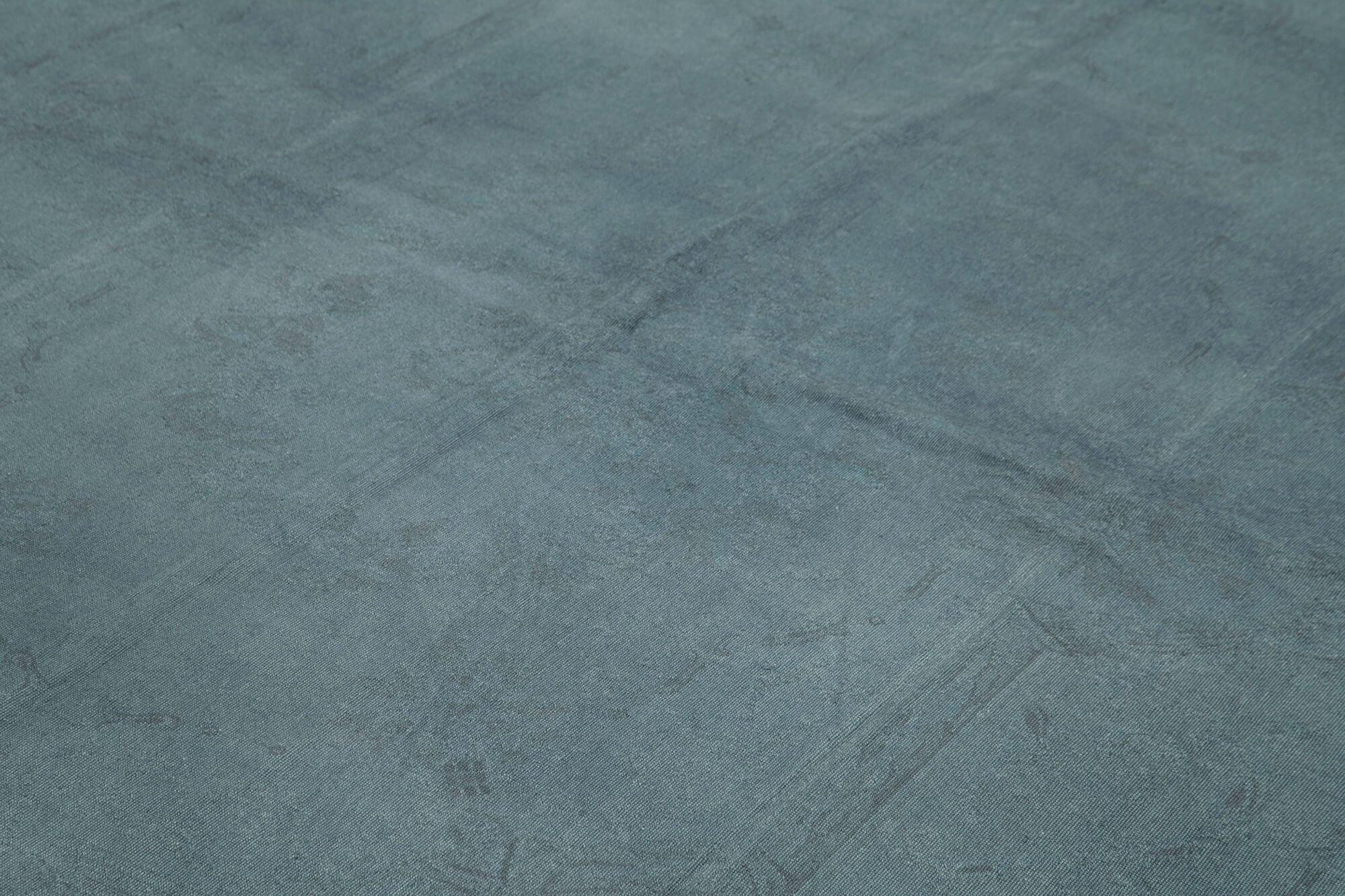 Needlepoint Gri Çiçekli Pamuk Yün El Dokuma Halısı 274x382 Agacan