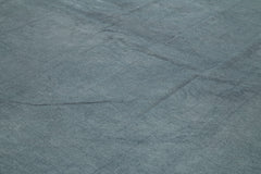 Needlepoint Mavi Çiçekli Pamuk Yün El Dokuma Halısı 342x460 Agacan