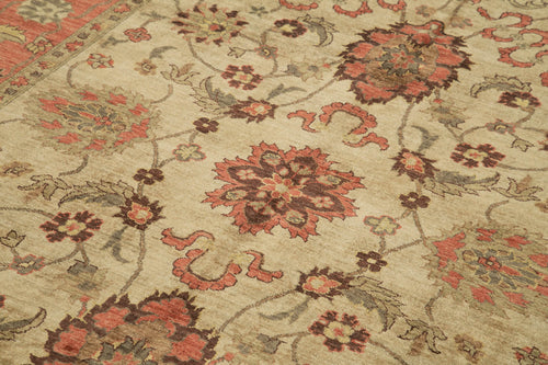 Tebriz Bej Klasik Pamuk Yün El Dokuma Halısı 189x287 Agacan