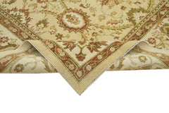 Tebriz Bej Klasik Pamuk Yün El Dokuma Halısı 275x350 Agacan