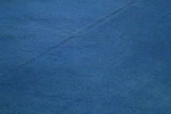 Needlepoint Mavi Çiçekli Pamuk Yün El Dokuma Halısı 281x392 Agacan