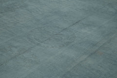 Needlepoint Mavi Çiçekli Pamuk Yün El Dokuma Halısı 325x439 Agacan