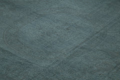 Needlepoint Gri Çiçekli Pamuk Yün El Dokuma Halısı 274x379 Agacan