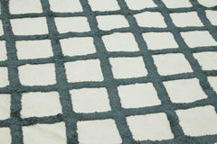 Nepal Geometric Bej Geometrik Yün Pamuk El Dokuma Halısı 274x366 Agacan