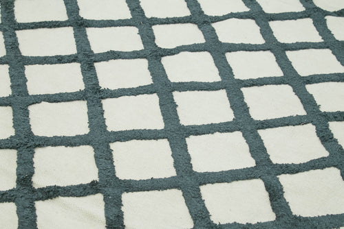 Nepal Geometric Bej Geometrik Yün Pamuk El Dokuma Halısı 274x366 Agacan