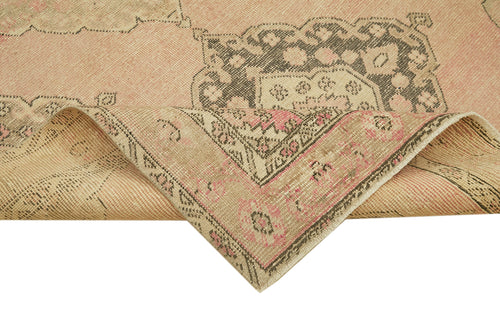 Zile Bej Eskitme Pamuk Yün El Dokuma Halısı 142x392 Agacan