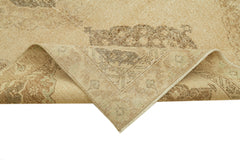 Zile Bej Eskitme Pamuk Yün El Dokuma Halısı 133x377 Agacan