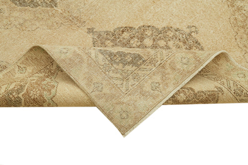 Zile Bej Eskitme Pamuk Yün El Dokuma Halısı 133x377 Agacan