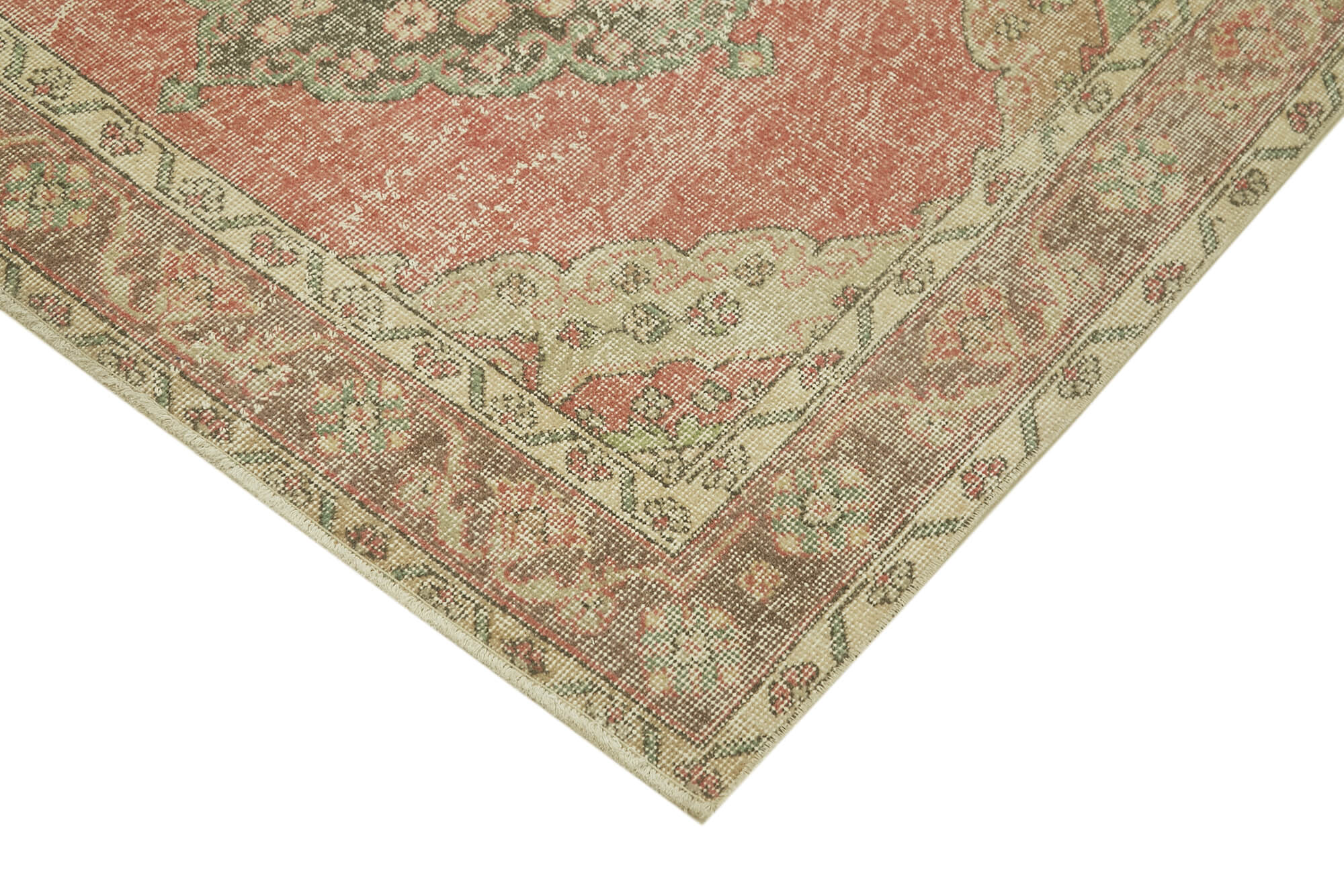 Zile Bej Eskitme Pamuk Yün El Dokuma Halısı 150x395 Agacan