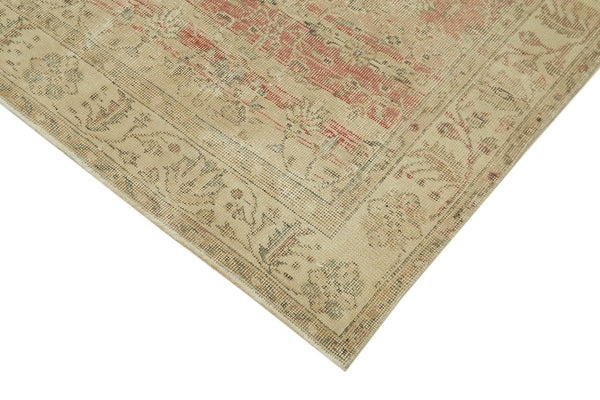 Zile Bej Eskitme Pamuk Yün El Dokuma Halısı 146x368 Agacan