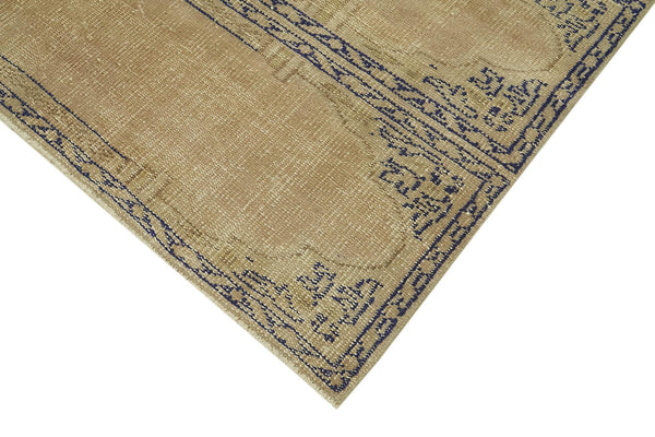 Zile Bej Eskitme Pamuk Yün El Dokuma Halısı 142x331 Agacan