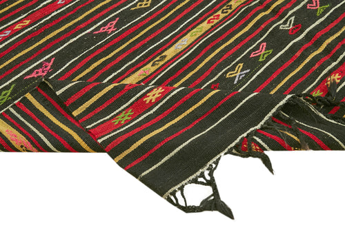 Striped Kilim Beyaz Çizgili Keçi Tüyü El Dokuma Halısı 235x337 Agacan