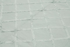 Nepal Geometric Mavi Geometrik Yün Pamuk El Dokuma Halısı 244x305 Agacan