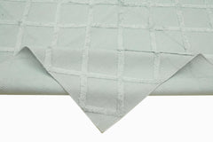 Nepal Geometric Mavi Geometrik Yün Pamuk El Dokuma Halısı 244x305 Agacan