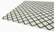 Nepal Geometric Bej Geometrik Yün Pamuk El Dokuma Halısı 244x305 Agacan