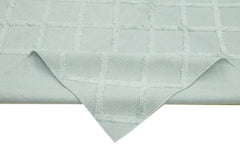 Nepal Geometric Mavi Geometrik Yün Pamuk El Dokuma Halısı 244x305 Agacan