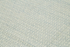 Nepal Geometric Mavi Geometrik Yün Pamuk El Dokuma Halısı 274x366 Agacan