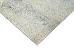 Machine Invista Bej Eskitme Akrilik Viskon El Dokuma Halısı 238x305 Agacan