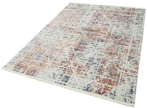 Soho VintageBej Eskitme Akrilik Viskon El Dokuma Halısı 160x230 Agacan