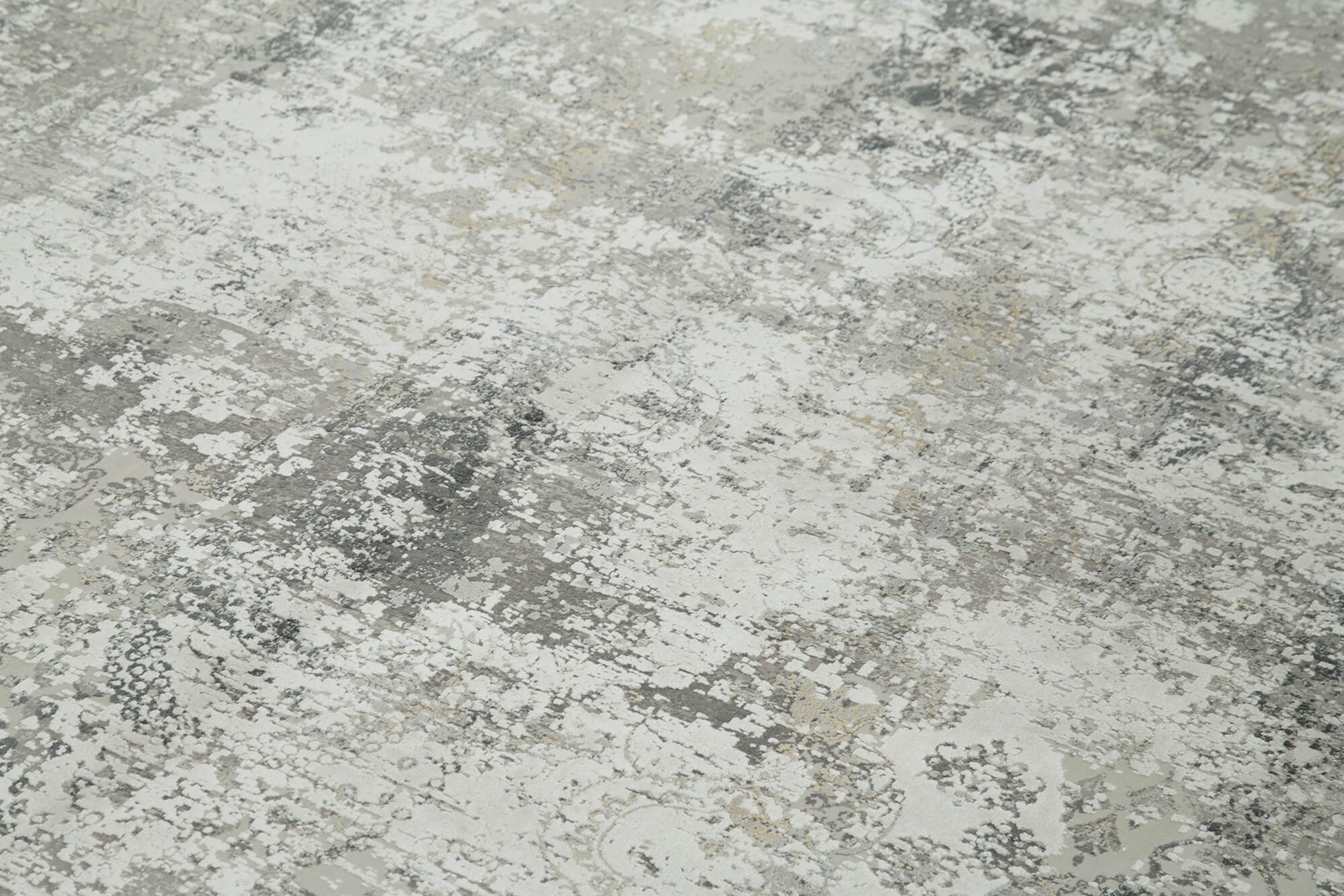 Soho VintageGri Eskitme Viskon Akrilik El Dokuma Halısı 240x330 Agacan