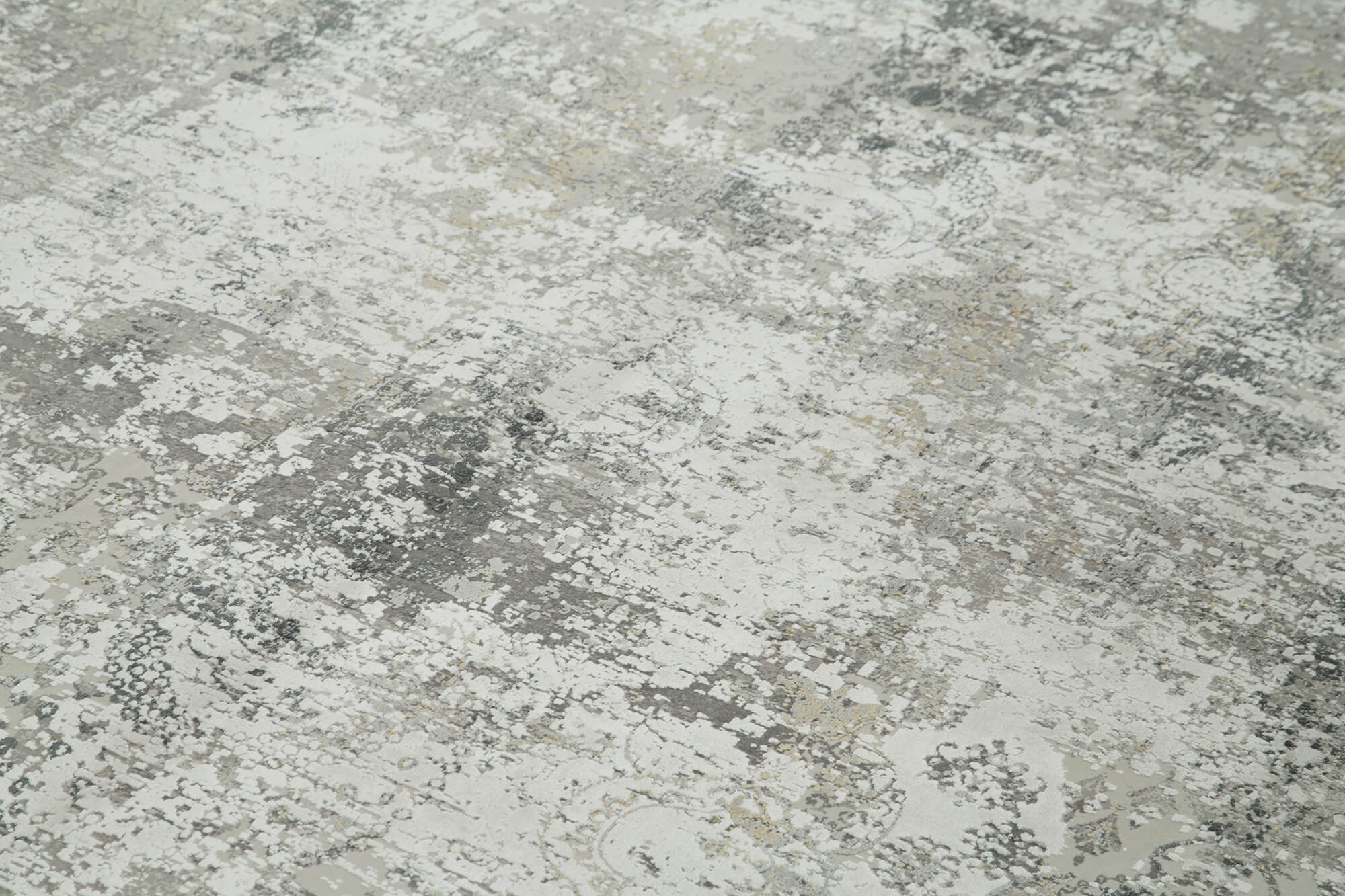 Soho VintageGri Eskitme Viskon Akrilik El Dokuma Halısı 240x330 Agacan