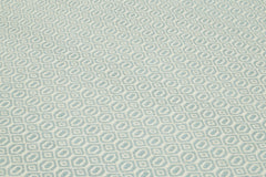 Nepal Geometric Mavi Geometrik Yün Pamuk El Dokuma Halısı 274x366 Agacan