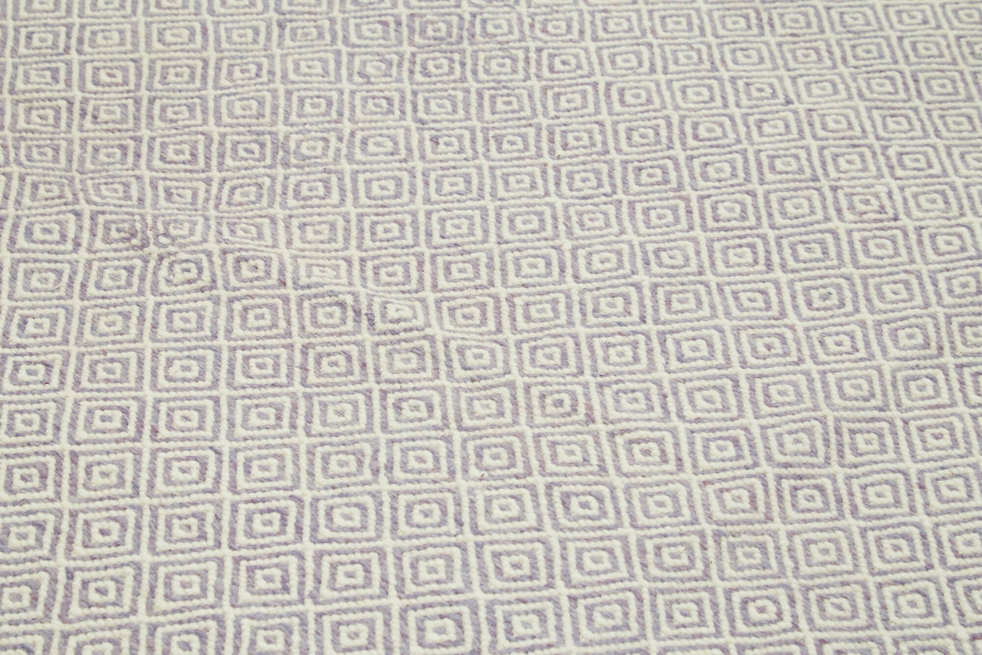 Nepal Geometric Mor Geometrik Yün Pamuk El Dokuma Halısı 274x366 Agacan