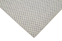 Nepal Geometric Mor Geometrik Yün Pamuk El Dokuma Halısı 246x305 Agacan