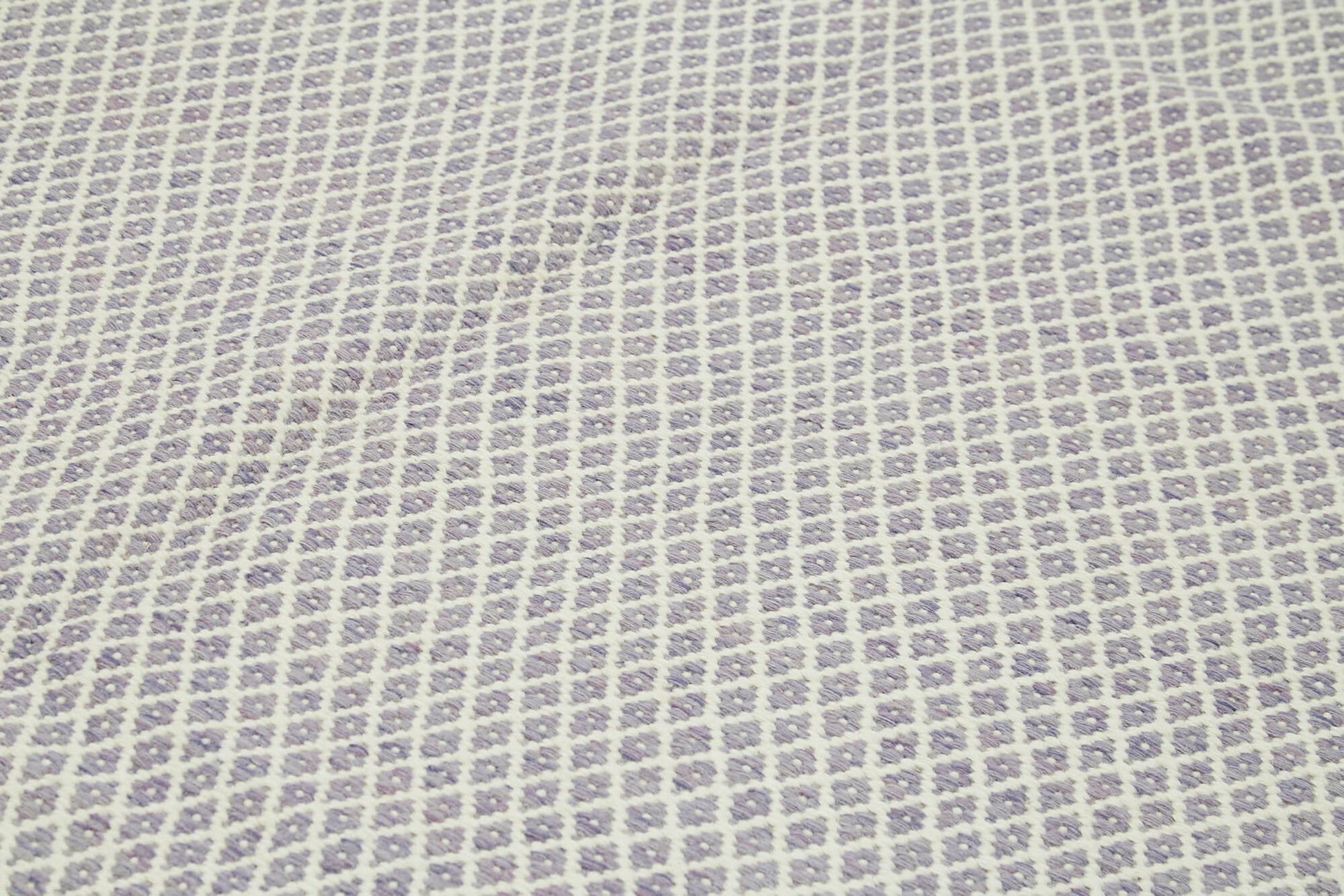 Nepal Geometric Mor Geometrik Yün Pamuk El Dokuma Halısı 246x305 Agacan