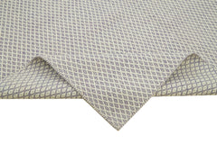 Nepal Geometric Mor Geometrik Yün Pamuk El Dokuma Halısı 246x305 Agacan