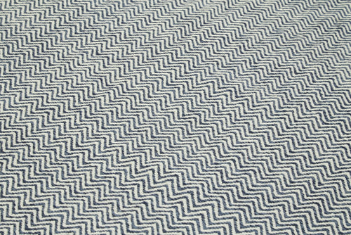 Nepal Geometric Gri Geometrik Yün Pamuk El Dokuma Halısı 244x305 Agacan