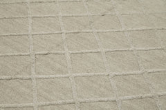 Nepal Geometric Kahverengi Geometrik Yün Pamuk El Dokuma Halısı 244x305 Agacan