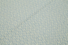 Nepal Geometric Mavi Geometrik Yün Pamuk El Dokuma Halısı 246x305 Agacan