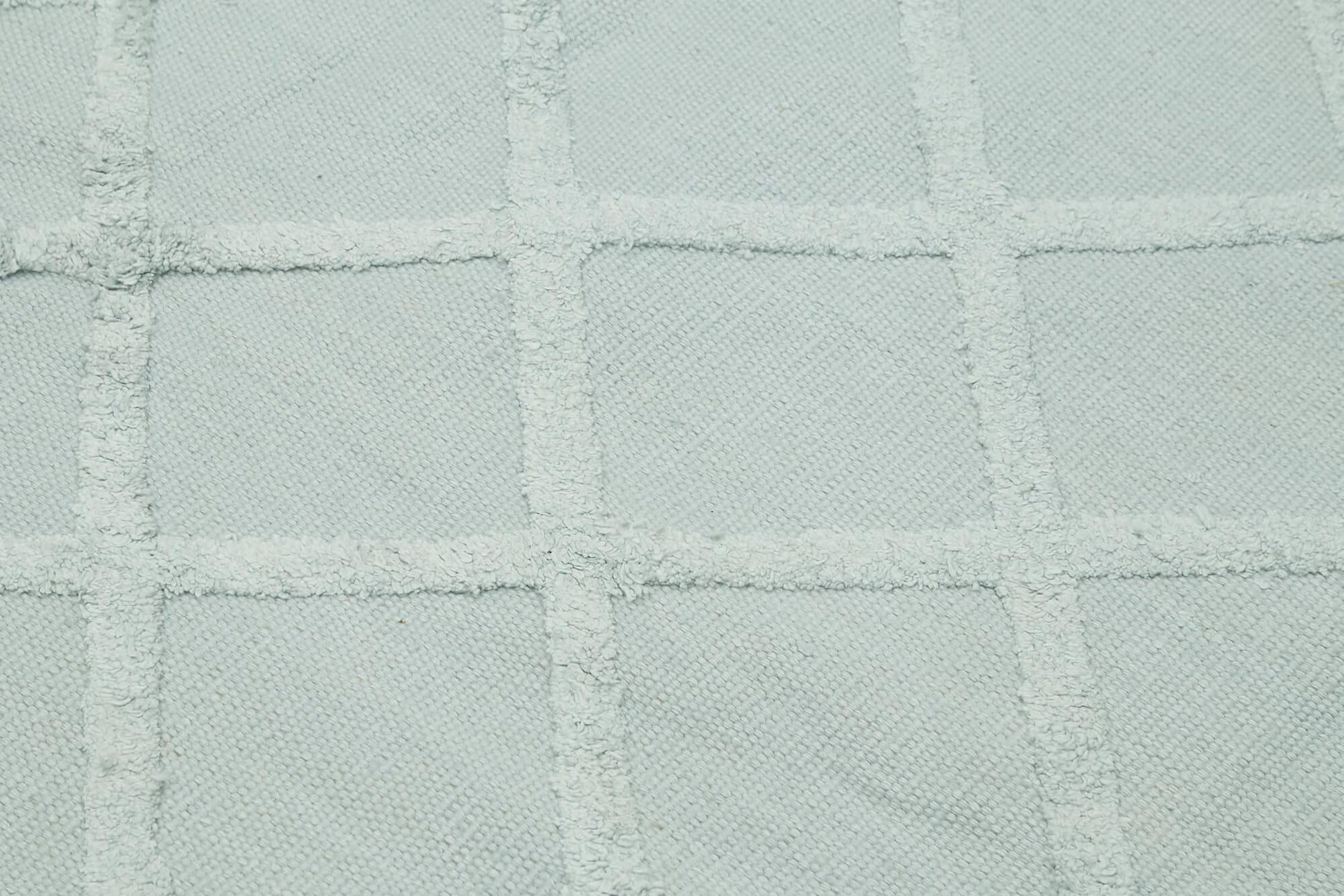Nepal Geometric Mavi Geometrik Yün Pamuk El Dokuma Halısı 246x305 Agacan