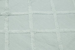 Nepal Geometric Mavi Geometrik Yün Pamuk El Dokuma Halısı 246x305 Agacan