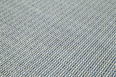 Nepal Geometric Mavi Geometrik Yün Pamuk El Dokuma Halısı 244x305 Agacan