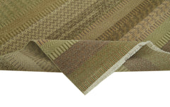 Tebriz Yeşil Klasik Pamuk Yün El Dokuma Halısı 185x277 Agacan