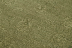 Tebriz Yeşil Klasik Pamuk Yün El Dokuma Halısı 182x275 Agacan