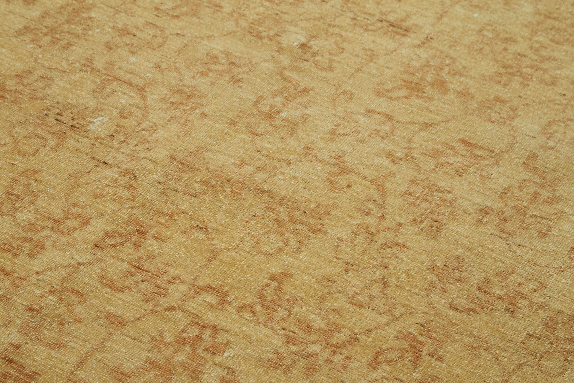 Tebriz Sarı Klasik Pamuk Yün El Dokuma Halısı 178x285 Agacan