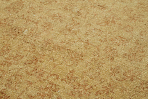 Tebriz Sarı Klasik Pamuk Yün El Dokuma Halısı 178x285 Agacan