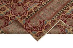 Tebriz Kırmızı Klasik Pamuk Yün El Dokuma Halısı 244x305 Agacan