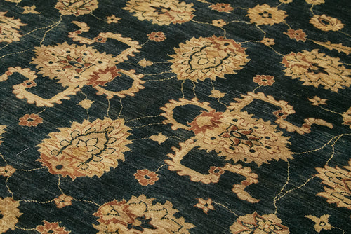 Tebriz Bej Klasik Pamuk Yün El Dokuma Halısı 243x313 Agacan