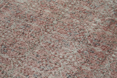 Overdyed Vintage Gri Eskitme Pamuk Yün El Dokuma Halısı 159x260 Agacan