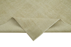 Vintage Bej Eskitme Pamuk Yün El Dokuma Halısı 167x266 Agacan