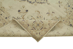 Persian Bej Klasik Pamuk Yün El Dokuma Halısı 213x314 Agacan