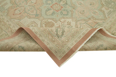 Sumak Bej Klasik Yün Pamuk El Dokuma Halısı 284x407 Agacan