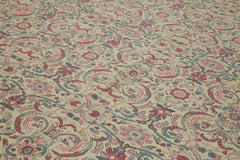 Sumak Bej Klasik Yün Pamuk El Dokuma Halısı 347x533 Agacan